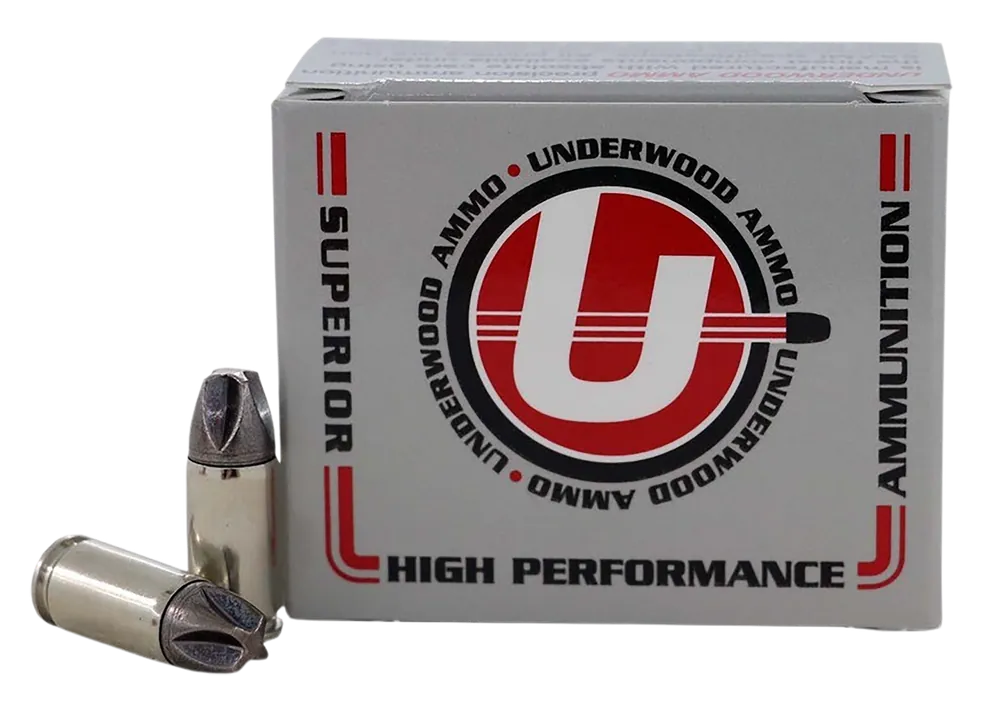 UNDERWOOD AMMO Xtreme Defender Platinum 9mm Luger +P 90gr Solid Copper 20-Round Box 876