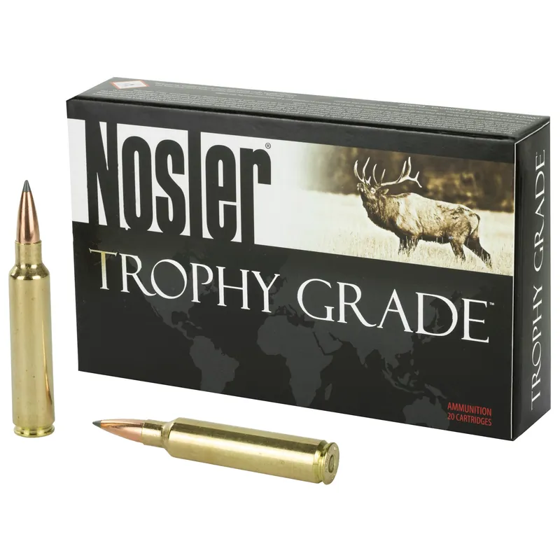 Nosler Trophy Grade Long Range .30 Nosler 210 Grain AccuBond Long Range Rifle Ammo 20 Count 60118