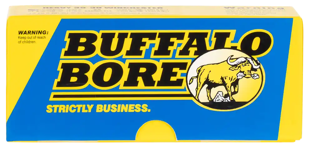 Buffalo Bore Personal Defense Strictly Business .38 Super +P 124gr JHP Ammo, 20rd Box 33B20