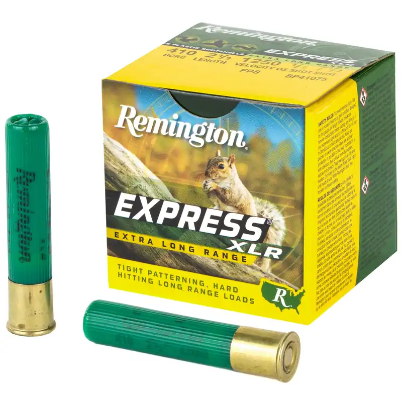 Remington Express XLR Extra Long Range .410 Bore Shotshells 2-1/2in 1/2oz 7.5 Lead 20747