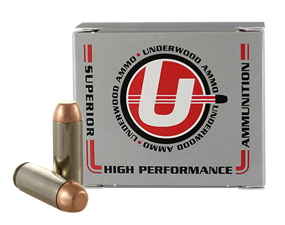 Underwood Ammo .50 Action Express 300gr FMJ Flat Nose Handgun Ammo, 20 Rounds 509