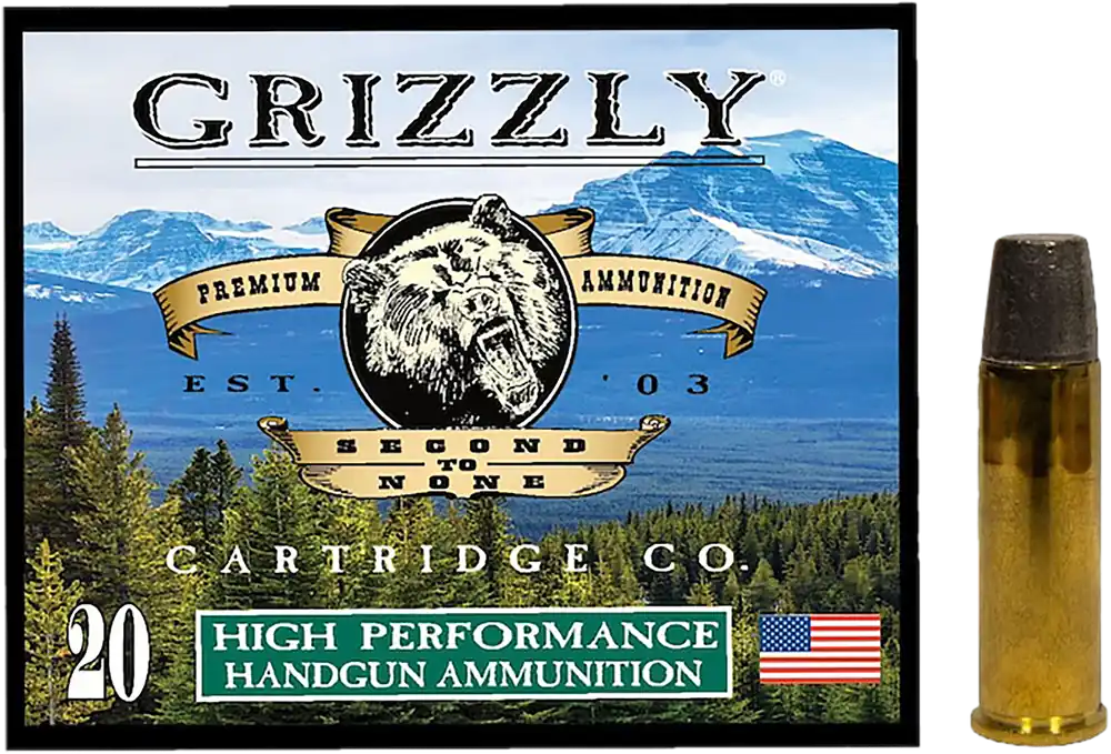 Grizzly Ammo 41 Remington Magnum 265gr Wide Flat Nose Gas Check Handgun Ammo, GC41M5