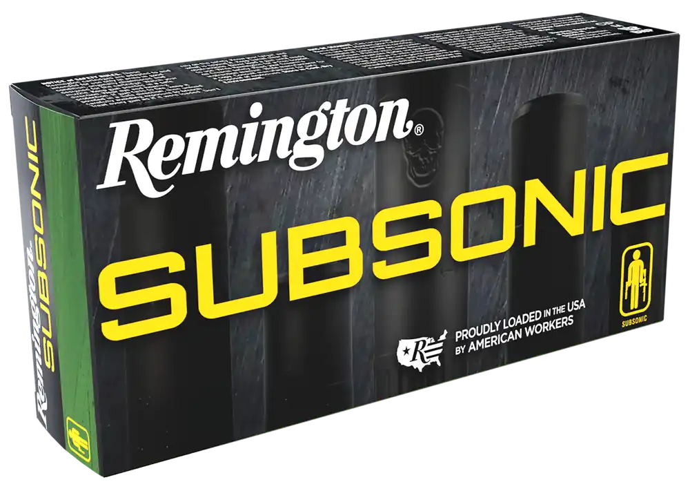 Remington Ammunition Subsonic .360 Buckhammer 250 Grain Bonded Hollow Point Ammo, 20 Rounds 27745