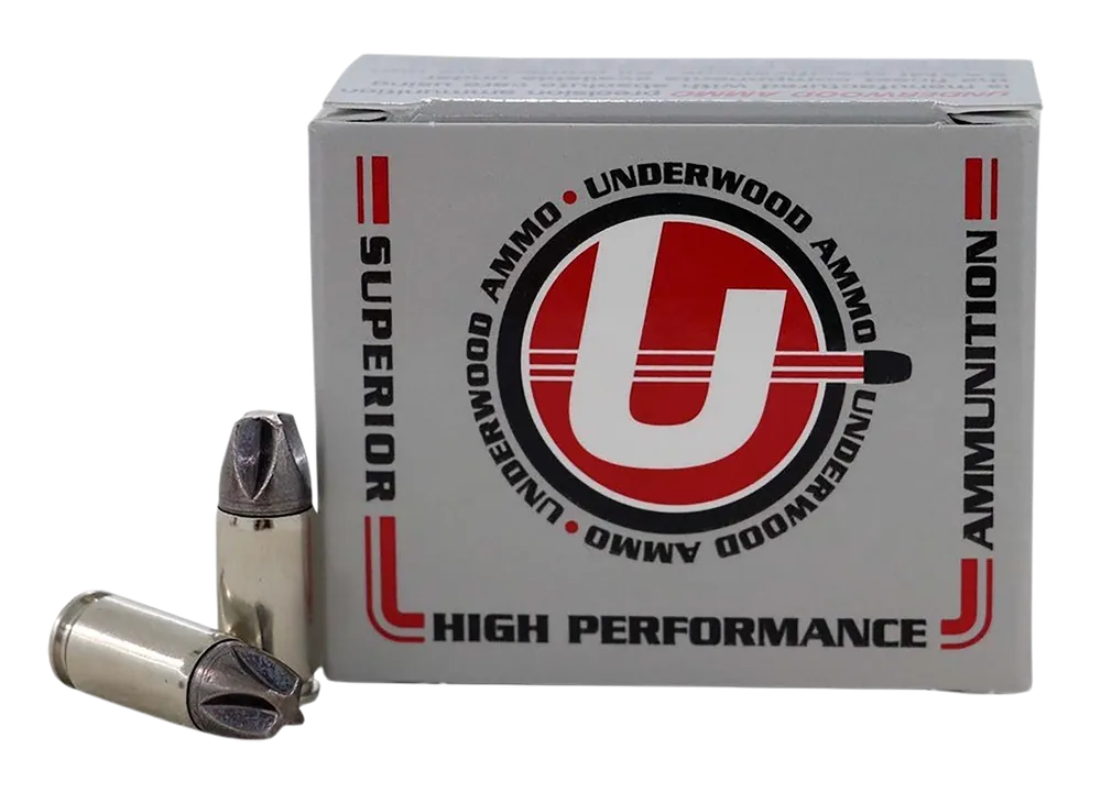 Underwood Ammo Xtreme Defender Platinum 9mm Luger +P+ 90gr Solid Monolithic, 20rd Box 877