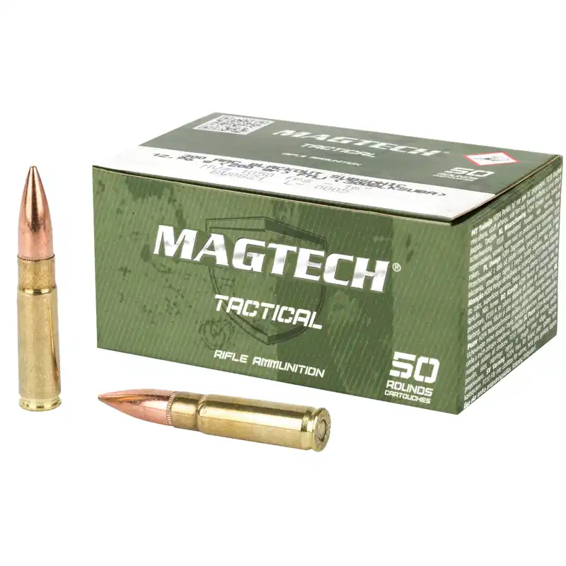 Magtech 300 Blackout 200gr FMJ Subsonic Rifle Ammo, 50-Round Box / 1000 Case 300BLKSUBA