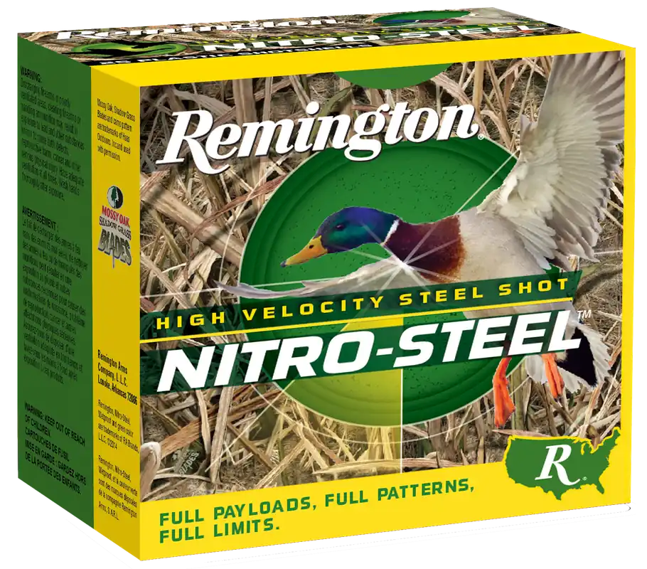 Remington Ammunition Nitro-Steel High Velocity 10 Gauge 3.5in 1 1/2oz 2 Shot 20853