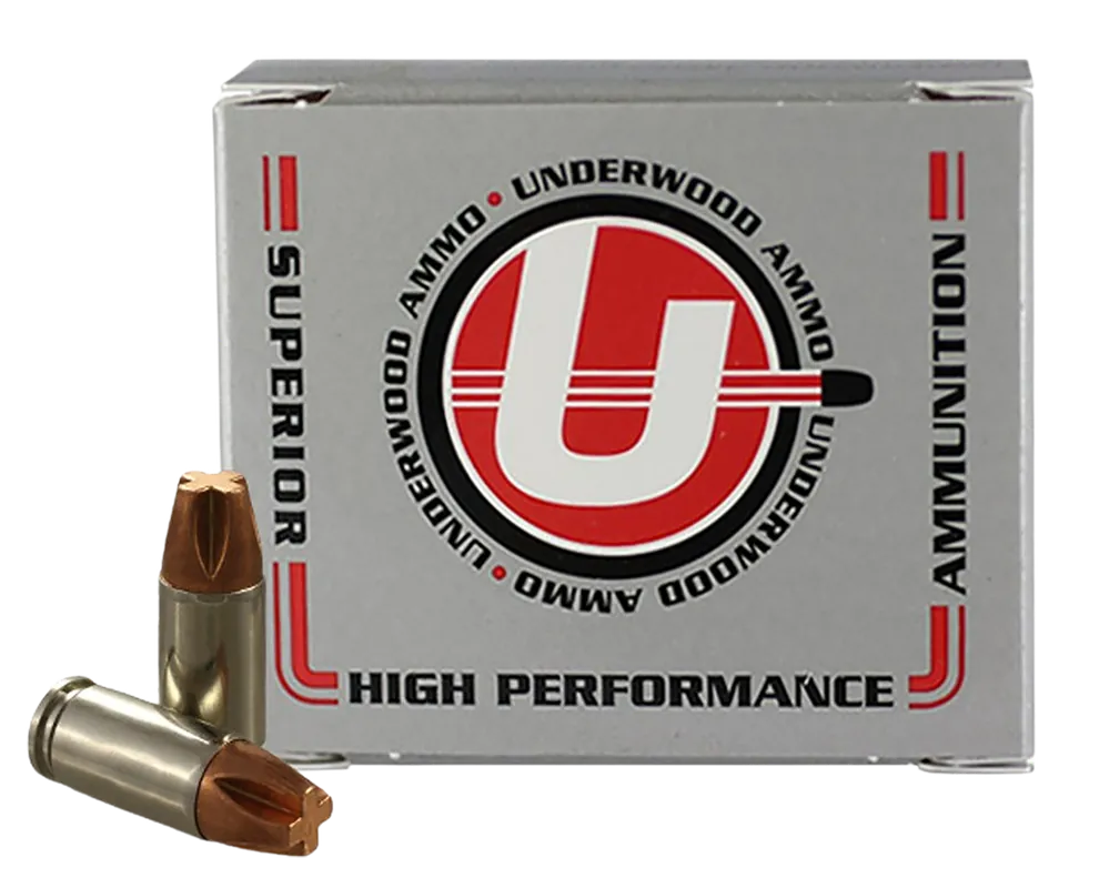 Underwood Ammo Xtreme Penetrator 9mm Luger +P 115gr Solid Copper Monolithic Ammo 20rd 822