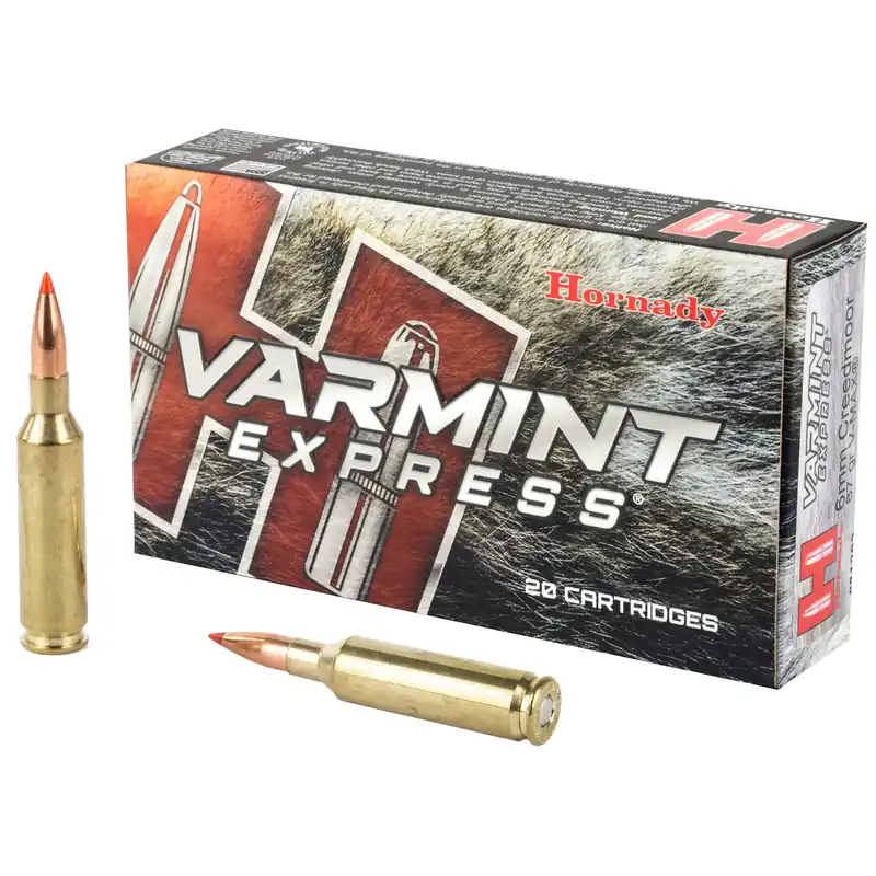 Hornady Varmint Express 6mm Creedmoor 87gr V-MAX Polymer Tip Rifle Ammo, 20 Rounds 81393