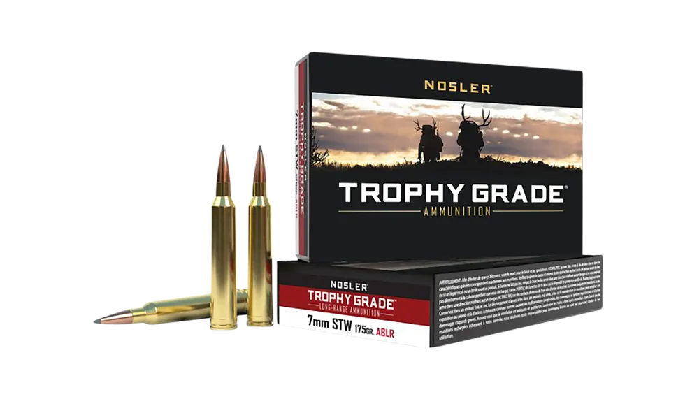 Nosler Trophy Grade Long Range 7mm Shooting Times Westerner 175gr AccuBond LR Ammo 20/Box 60104