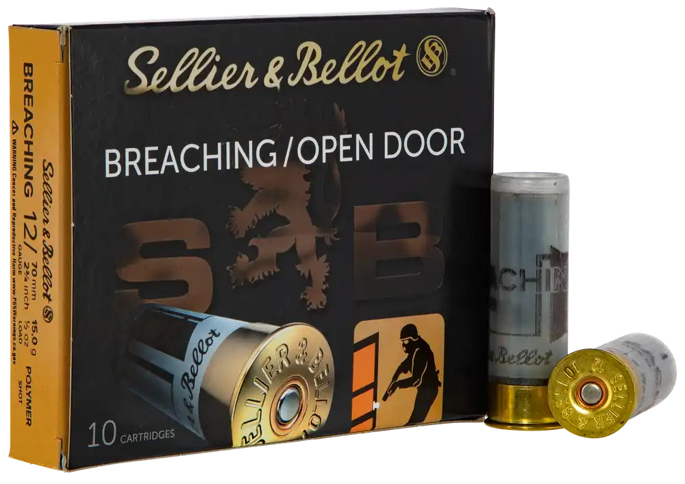 Sellier & Bellot Breaching/Open Door 12 Gauge 2.75in 1/2oz Polymer Shot Shells, SB12BR