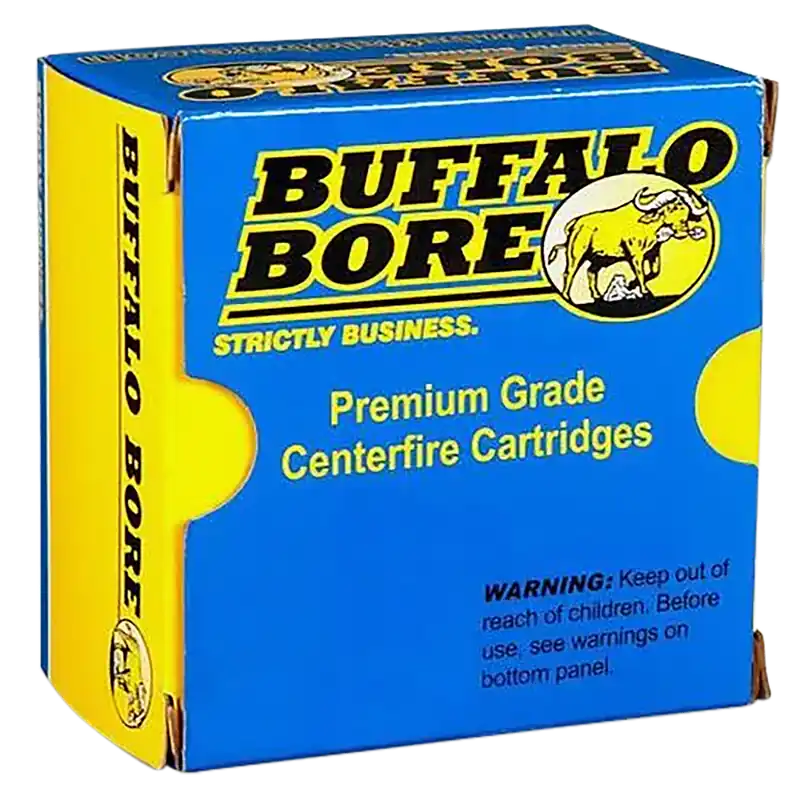 Buffalo Bore Heavy Strictly Business 10mm Auto 200gr FMJ Flat Nose Handgun Ammo, 20rd Box 21A20