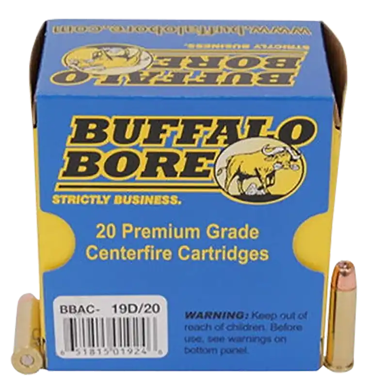 Buffalo Bore Heavy Strictly Business .357 Magnum 125gr Jacketed Hollow Point Ammo 20rd Box 19D20