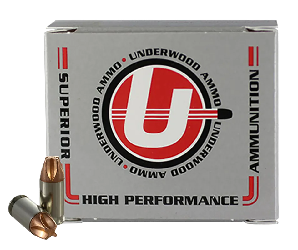 UNDERWOOD AMMO Xtreme Defender .380 ACP +P 68gr Solid Copper Fluted Self-Defense Ammo 639