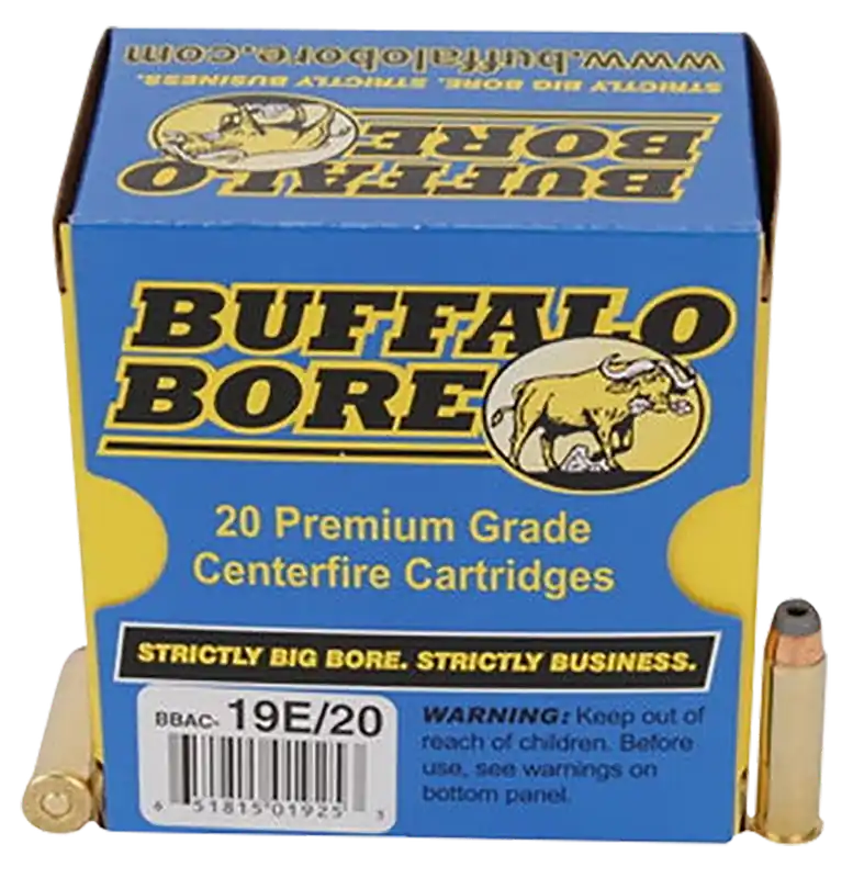 Buffalo Bore Tactical Strictly Business .357 Magnum 158gr JHP Ammo, 20/Box 12/Case 19E20