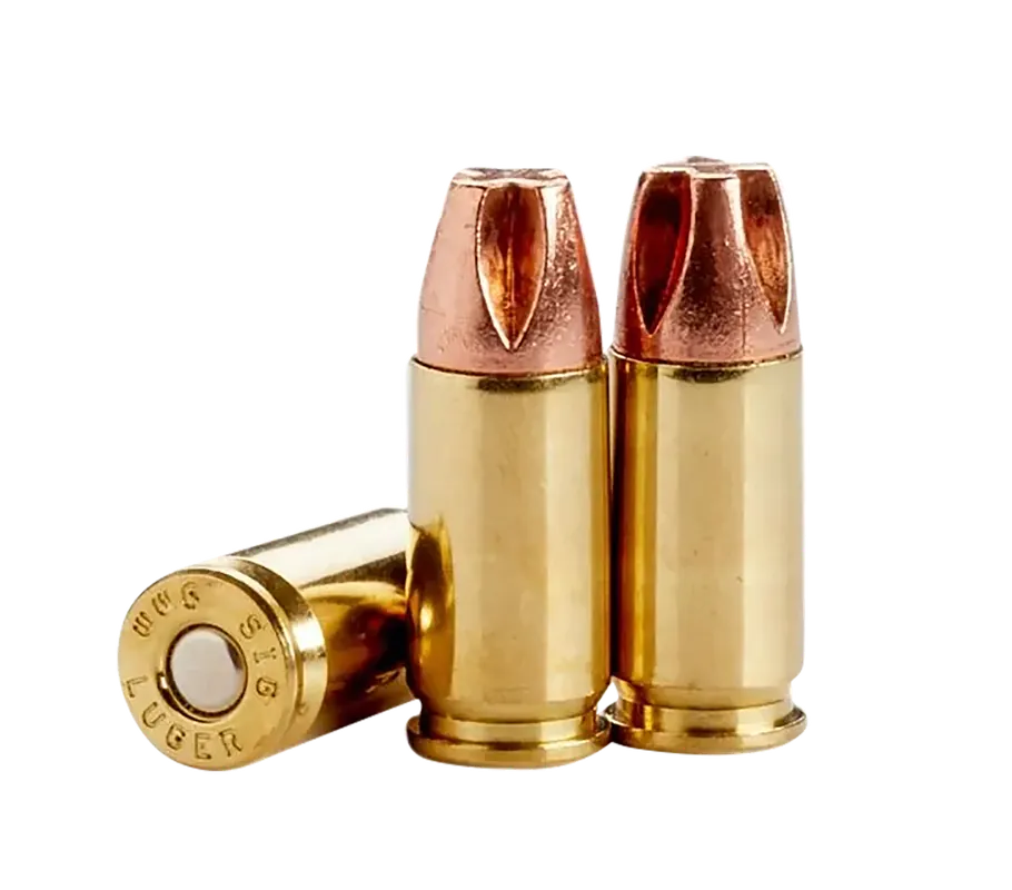 Lehigh Defense 9mm Luger 115gr Xtreme Penetrator XP FTM Brass Case Ammo, 20rd Box LA9115XP