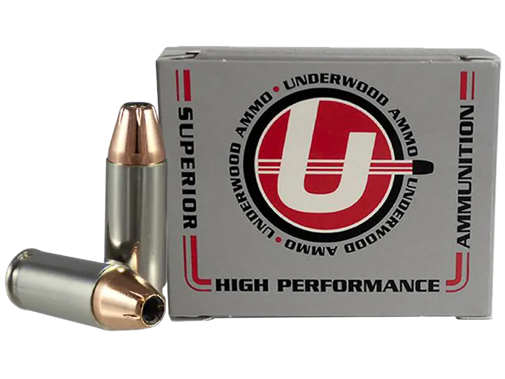 UNDERWOOD AMMO .38 Super +P 124gr Hornady eXtreme Terminal Performance XTP JHP Ammo 144