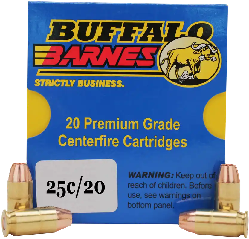 Buffalo Bore .357 SIG Strictly Business Ammo, 125gr Barnes TAC-XP Lead-Free Hollow Point, 25C20