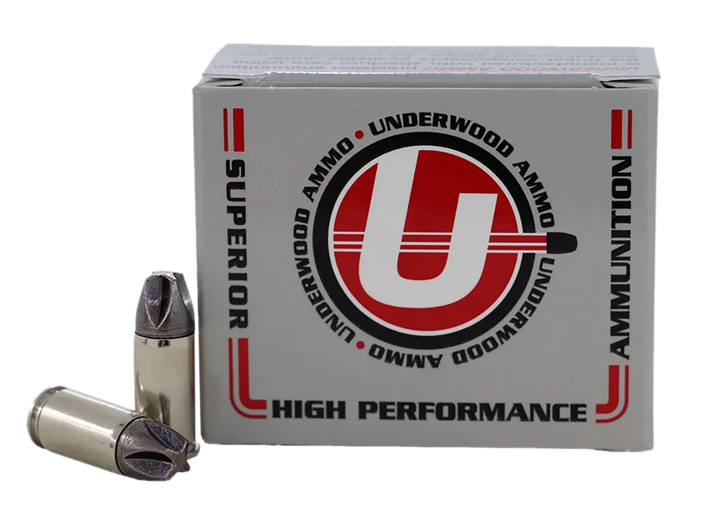 Underwood Ammo Xtreme Defender 9mm Luger 90gr Solid Copper Fluted Self-Defense Ammo 875