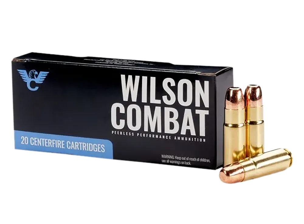 Wilson Combat .458 SOCOM 300gr Round Nose Flat Point Ammo, 20-Round Box (10/Case) A458300RNFP