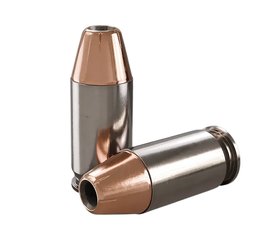 Underwood Ammo 185gr Jacketed Hollow Point Nosler ASP, Nickel-Plated Brass 20-Round Box 622
