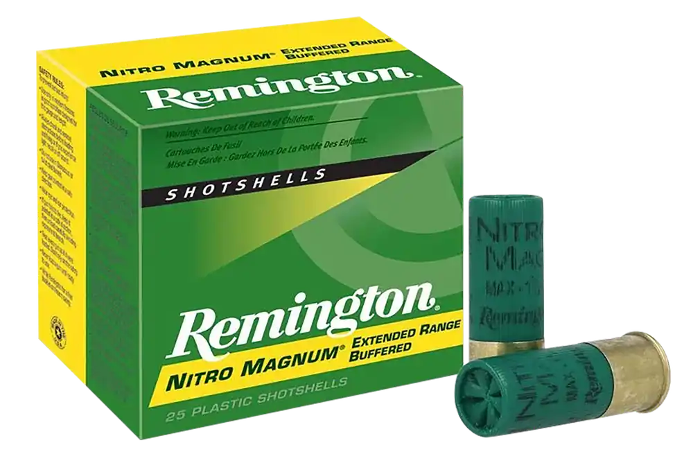 Remington Nitro Magnum Buffered 12 Gauge 3in 1-5/8oz 6 Shot Shotshells 25ct, 20376