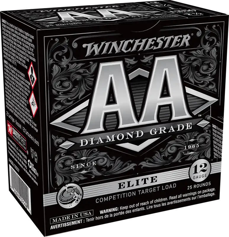 Winchester AA Diamond Grade 12 Gauge 2.75in 1oz 7.5 Copper-Plated Lead Shotshells AADGL12507