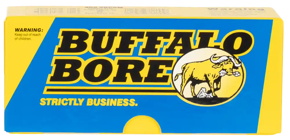 Buffalo Bore Hunting & Sniping Strictly Business .458 SOCOM 400gr Semi-Jacketed Flat Point Ammo 47D20