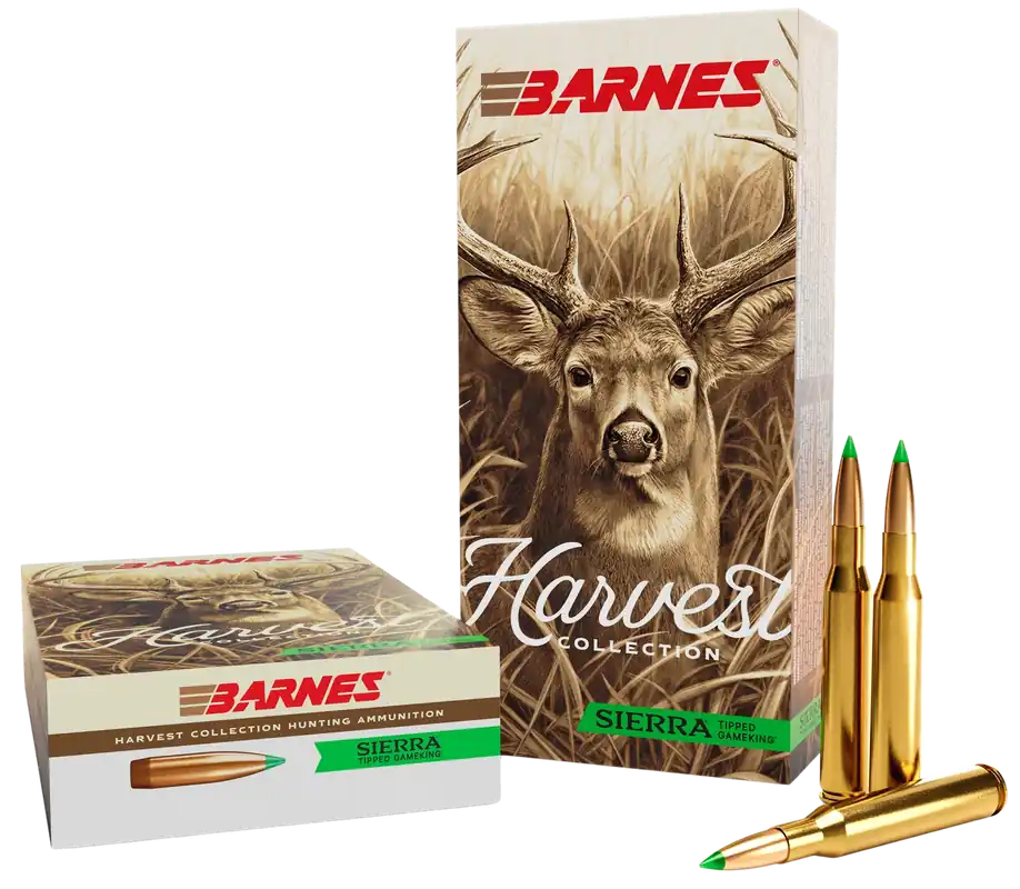 Barnes Bullets Harvest 7mm-08 Rem 150gr Sierra Tipped GameKing Rifle Ammo 20rd Box 32520