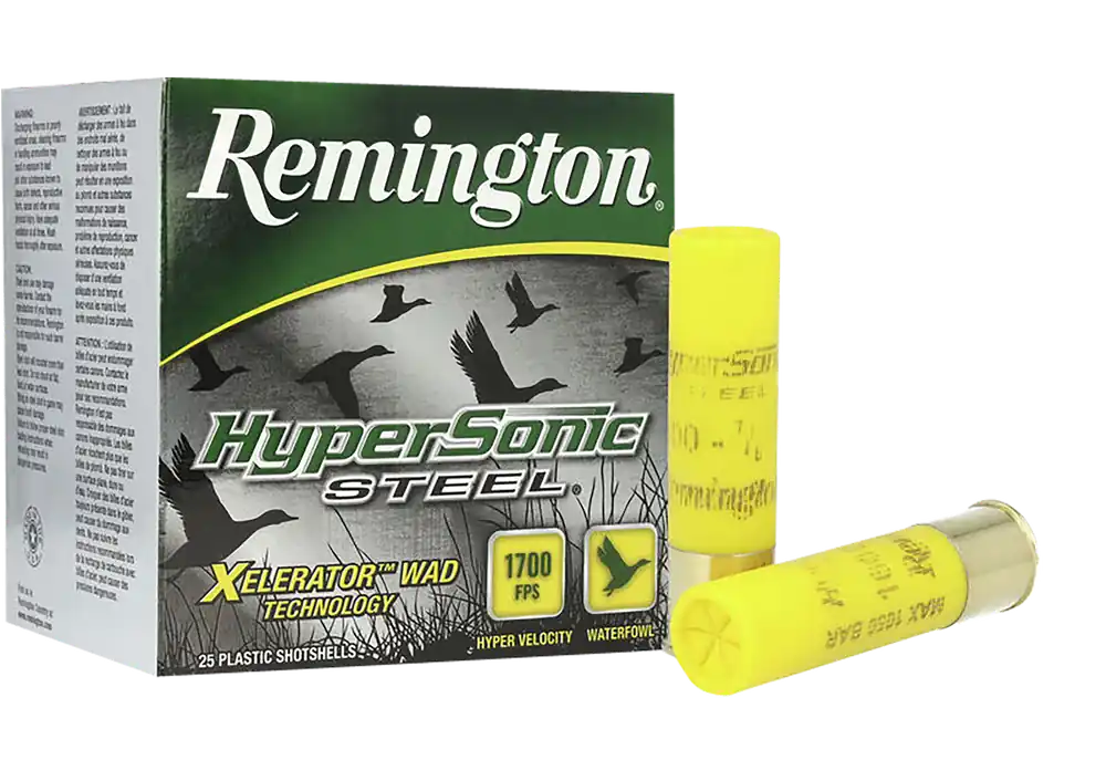 Remington Ammunition HyperSonic Steel 20 Gauge 3in 7/8oz 2 Shot, 25 Rounds/Box 26823