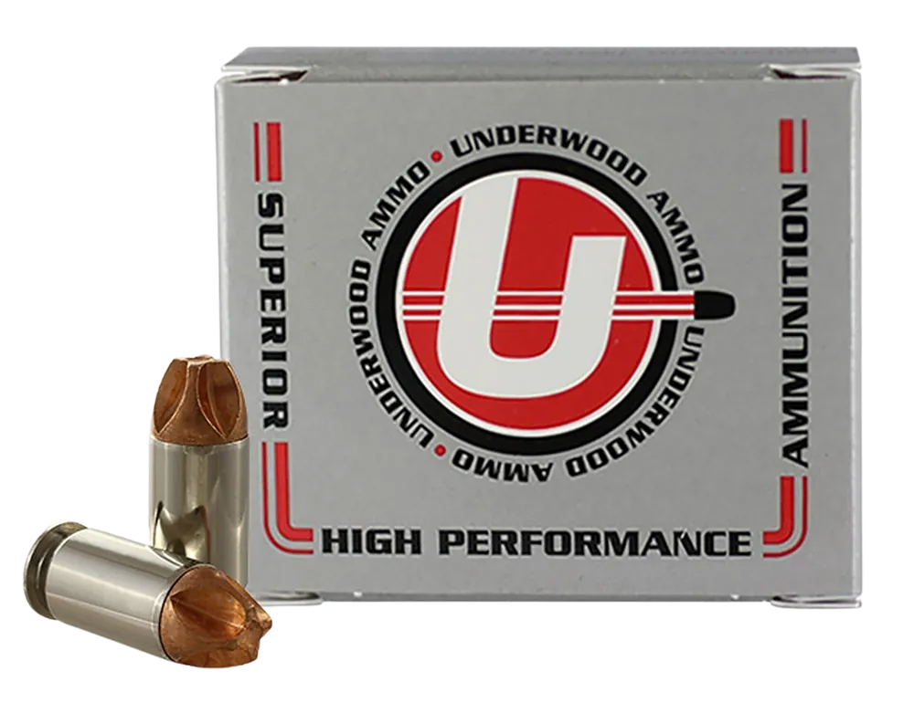 Underwood Ammo Xtreme Defender .45 ACP 135gr Solid Copper Fluted Defense Ammo, 20rd Box 843