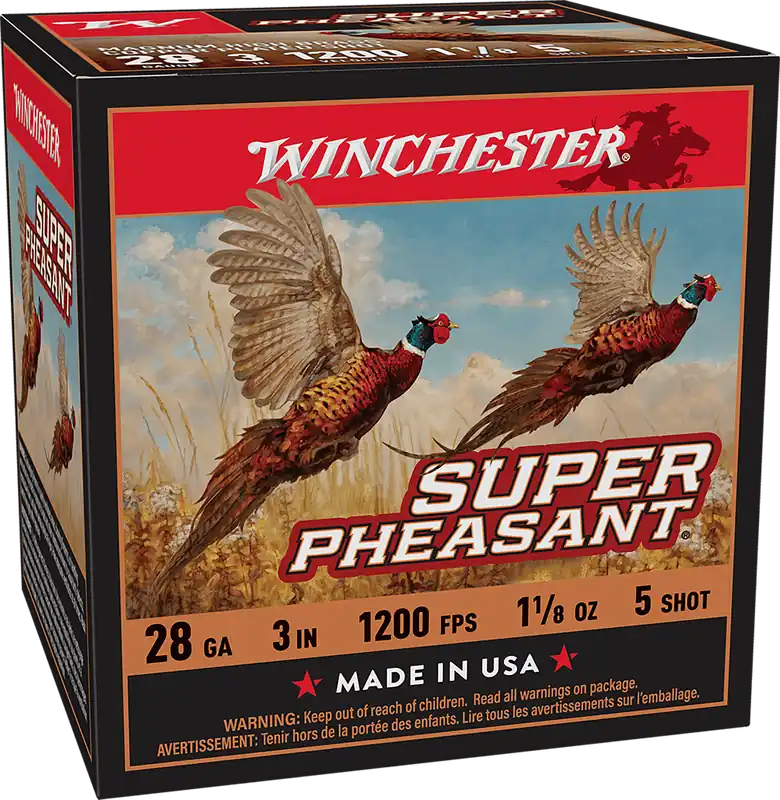Winchester Ammo Super Pheasant 28 Gauge 3in Shotshells, 1-1/8oz 5 Lead, 1200 fps X283PH5