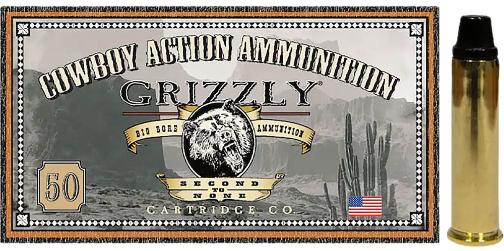 Grizzly Ammo Cowboy Action .357 Magnum 158gr Semi-Wadcutter 50 Round Box Ammo GC357M2