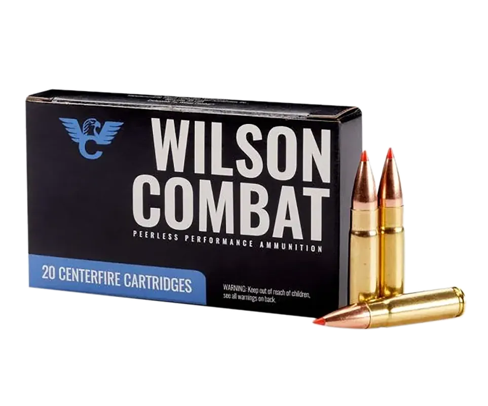 Wilson Combat .300 Blackout 110gr Hornady V-MAX Brass Case Ammo 20 Rounds A300BLK110VMAX