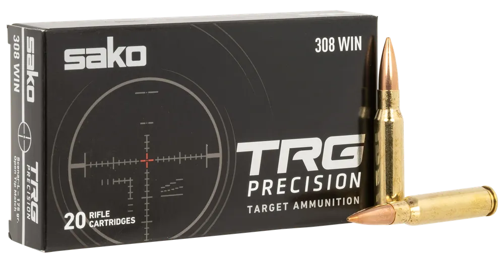 SAKO (BERETTA USA) TRG Precision .308 Winchester 175gr Open Tip Match Ammo 20-Round Box JASTRG308W175B