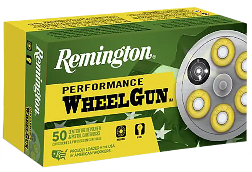 Remington Performance WheelGun .45 Colt 250gr Lead Round Nose Centerfire Ammo, 50rd Box 22340