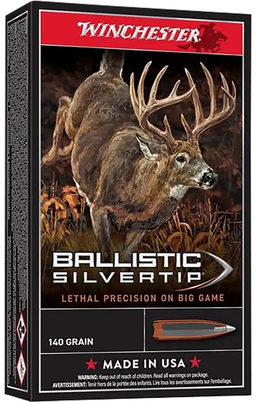 Winchester Ballistic Silvertip 6.5 PRC 140gr Bonded Rapid Expansion Polymer Tip Ammo 20rd SBST65P