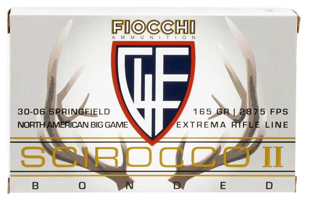 Fiocchi Extrema .30-06 Springfield 165gr Swift Scirocco II Bonded Hunting Ammo 20rd A3006SCA