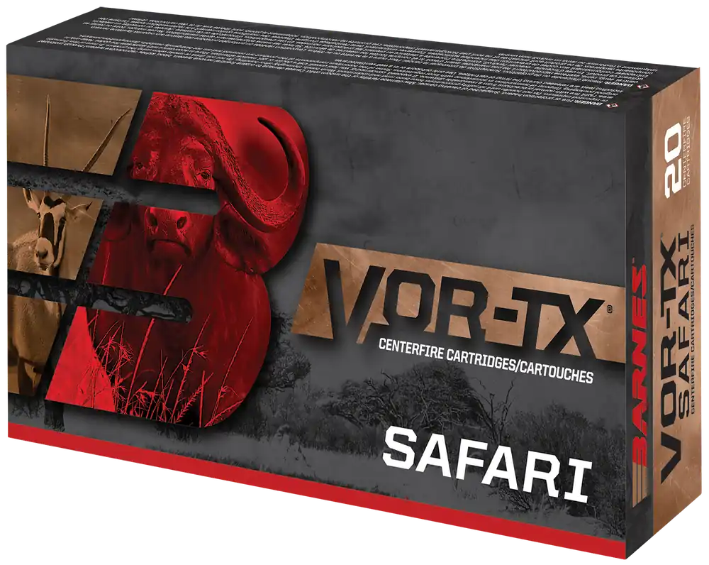Barnes Bullets VOR-TX Safari .500 Nitro Express 570gr Round Nose Banded Solid Ammo 20/Box 22033