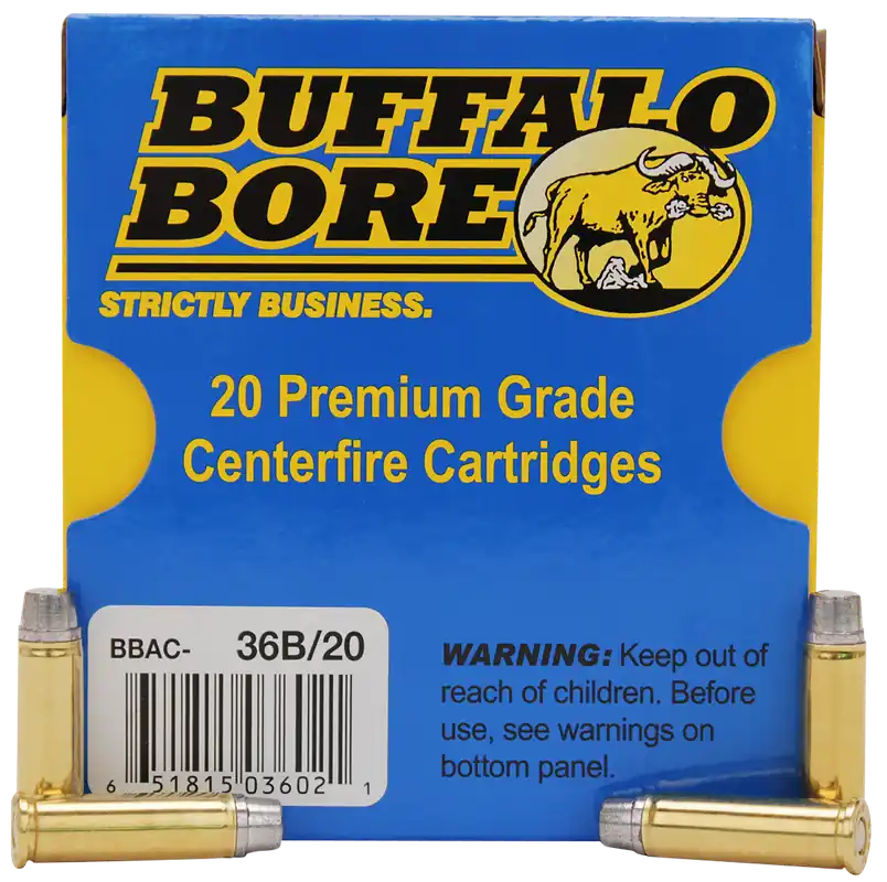 Buffalo Bore Strictly Business .32 H&R Magnum +P 130gr Hard Cast Handgun Ammo 20rd 36B20