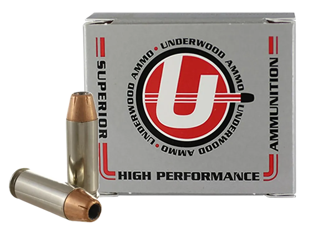 UNDERWOOD AMMO .454 Casull 360gr Long Wide Nose Gas Check Black Cherry Coated Hard Cast 738
