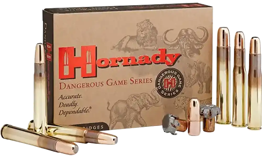 Hornady Dangerous Game .416 Ruger 400gr DGX Bonded Ammo 20-Round Box / 6-Box Case 82667