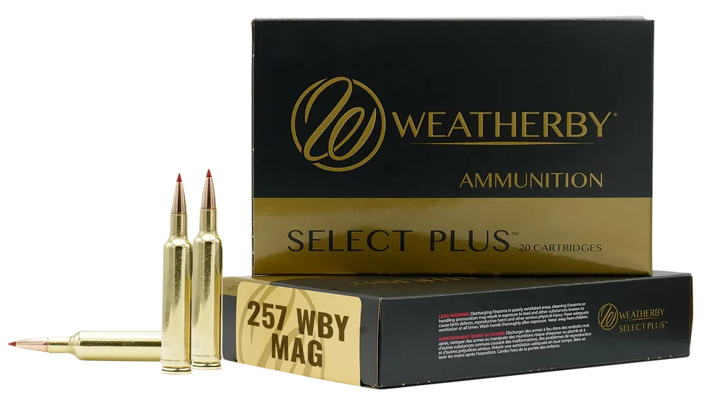 Weatherby Select Plus .257 Weatherby Magnum 92gr Hammer Custom Lead-Free Ammo 20rd M25792HCB