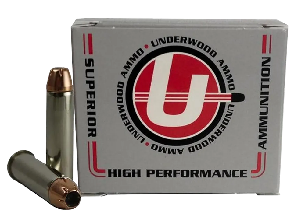 Underwood Ammo .357 Magnum 125gr Hornady XTP Jacketed Hollow Point, 20 Rounds Nickel Brass 123