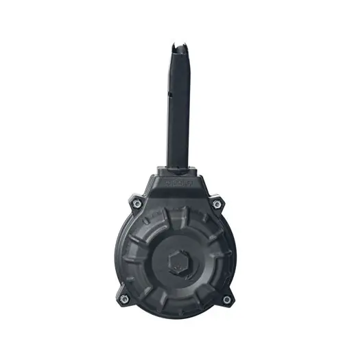Pro-Mag Smith & Wesson 5900 9mm 50-Round Drum Magazine, Matte Black Polymer Body PRODRMA43
