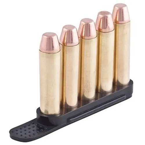 TUFF Products QuickStrips 5-Round Speed Loader Strips, Black 2-Pack for .357/.38/.40/6.8mm TUF7002BP5357