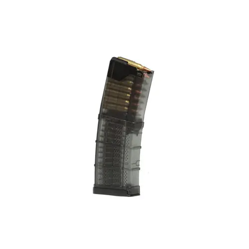 Lancer Systems L5 Advanced Warfighter Magazine Limited 15/20, Translucent Smoke LCRL5AWML1520SMK
