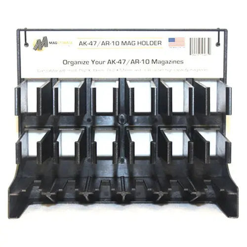 AK-47 / AR-10 MAG HOLDER - BLACK, UP TO 6 MAGS