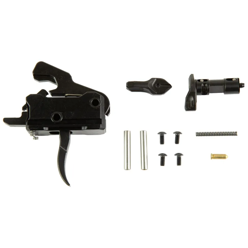 Rise Armament Rave 140 Gen 2 Curved AR Trigger w/ Ambidextrous Safety, 3.5 lb T017-6423-BLK