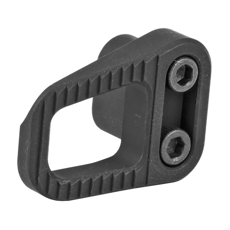 Armaspec B2 Extended AR-15/AR-10 Magazine Release Button, Skeletonized Serrated Aluminum ARM107-BLK