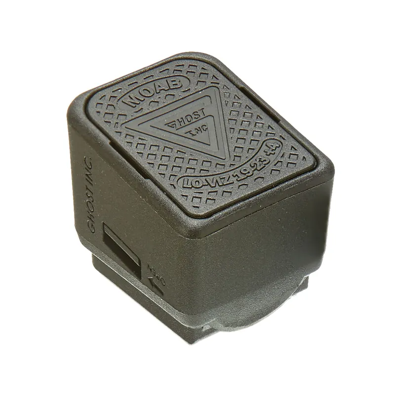 Ghost Inc. LoViz MOAB +4 Magazine Baseplate Extension for Glock 19/23/32/33 GHOGL19LOVIZ-4BLK